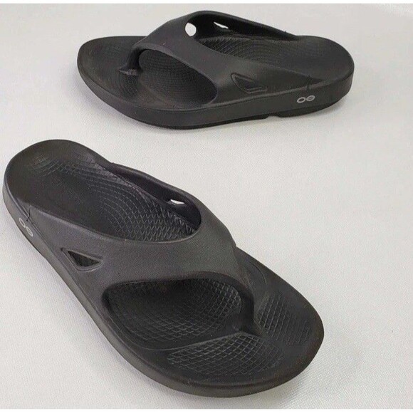 OOFOS OOriginal Recovery Sandal Unisex Men’s 7 Women’s 9 EU 40 BLACK  NWOT main image 12